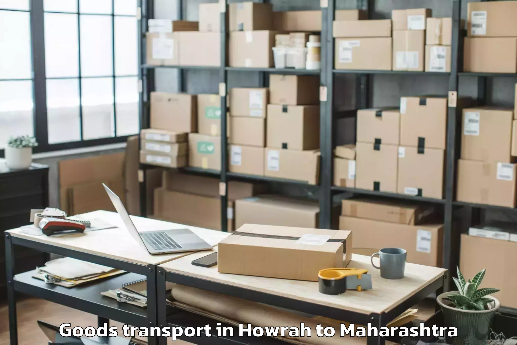 Hassle-Free Howrah to Padmashree Dr Dy Patil Vidyapi Goods Transport